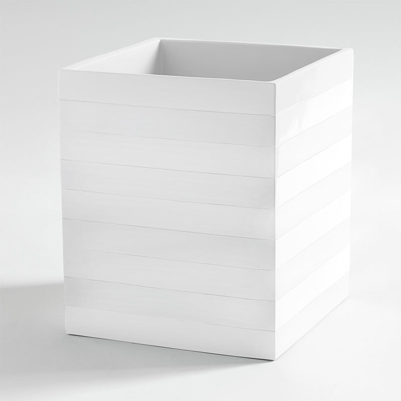 White|Waste Basket