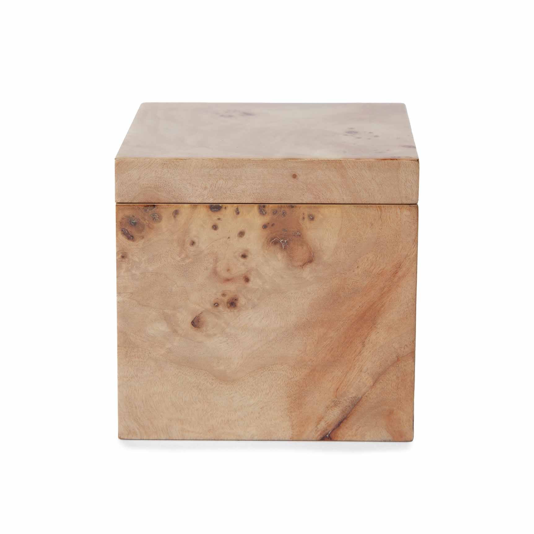 Burl Wood|Cotton Jar